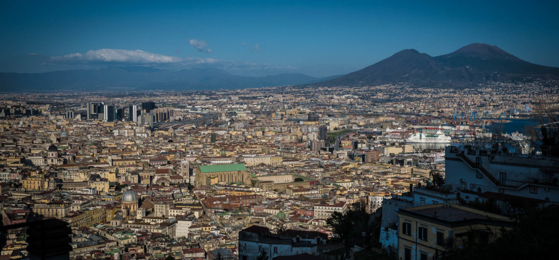 Naples View from St. Elmo Castle panoramic terrace