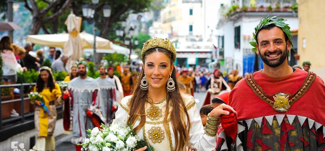 Two participants of the Capodanno Bizantino