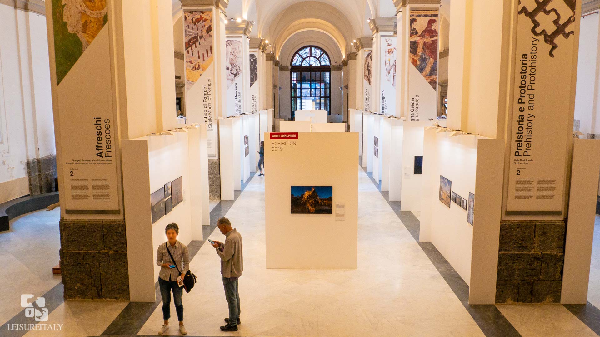 A view of the lounge which holds the Exhibition