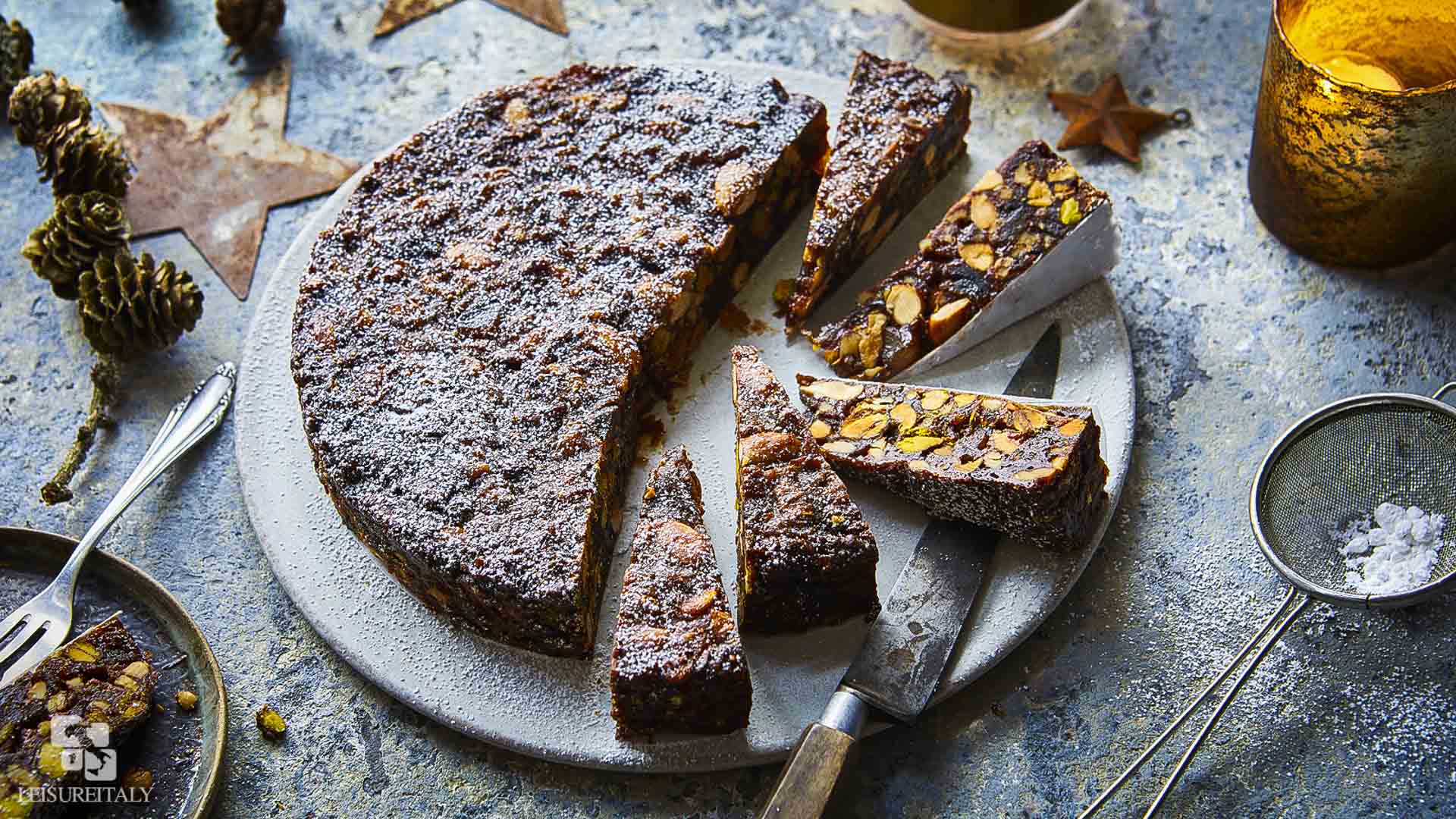 Panforte - Italian Typical Christmas Pastries