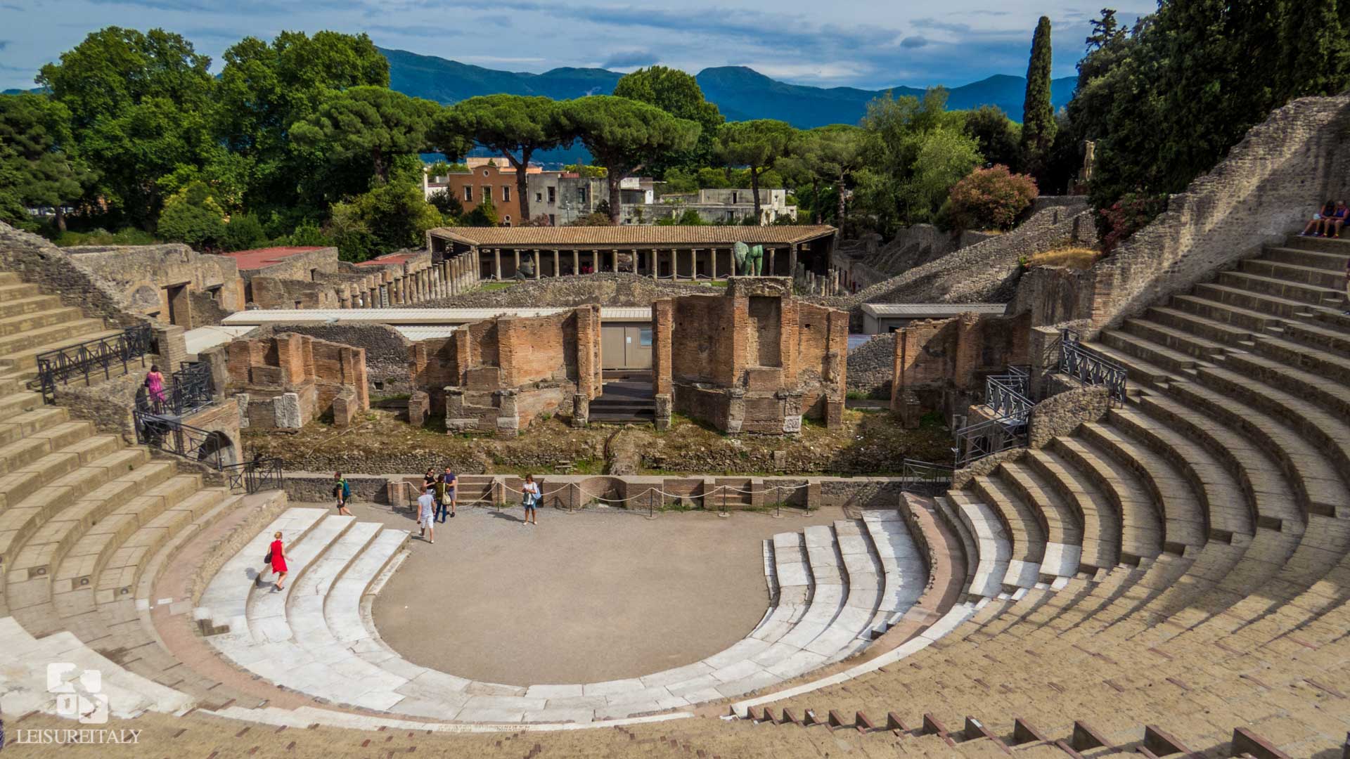 Pompeii or Herculaneum - The Grand theater of Pompeii